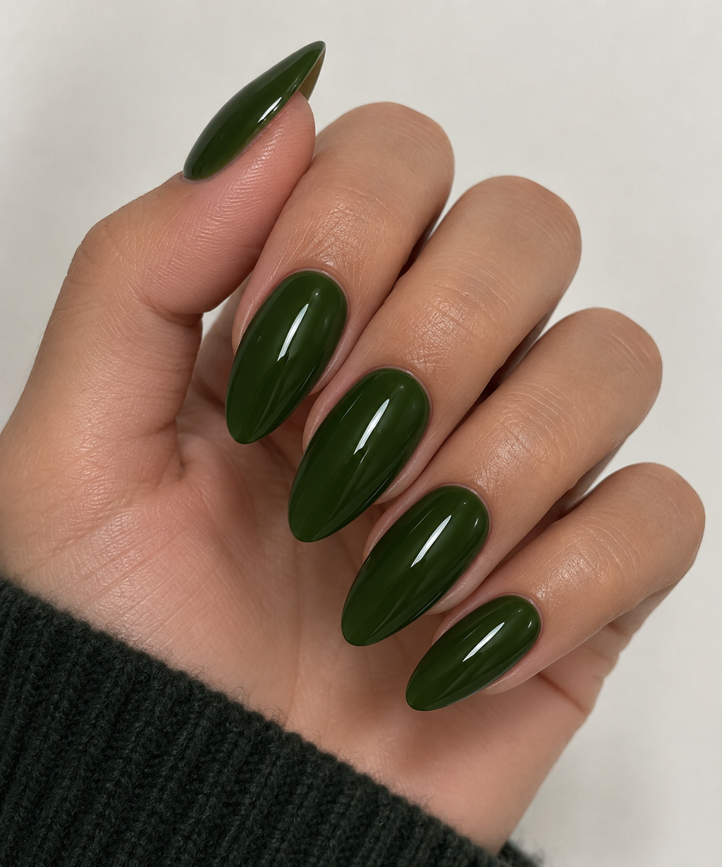 The Autumn Essentials | Plain Press-On Nails
