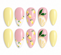 Lemon French Press-On Nails