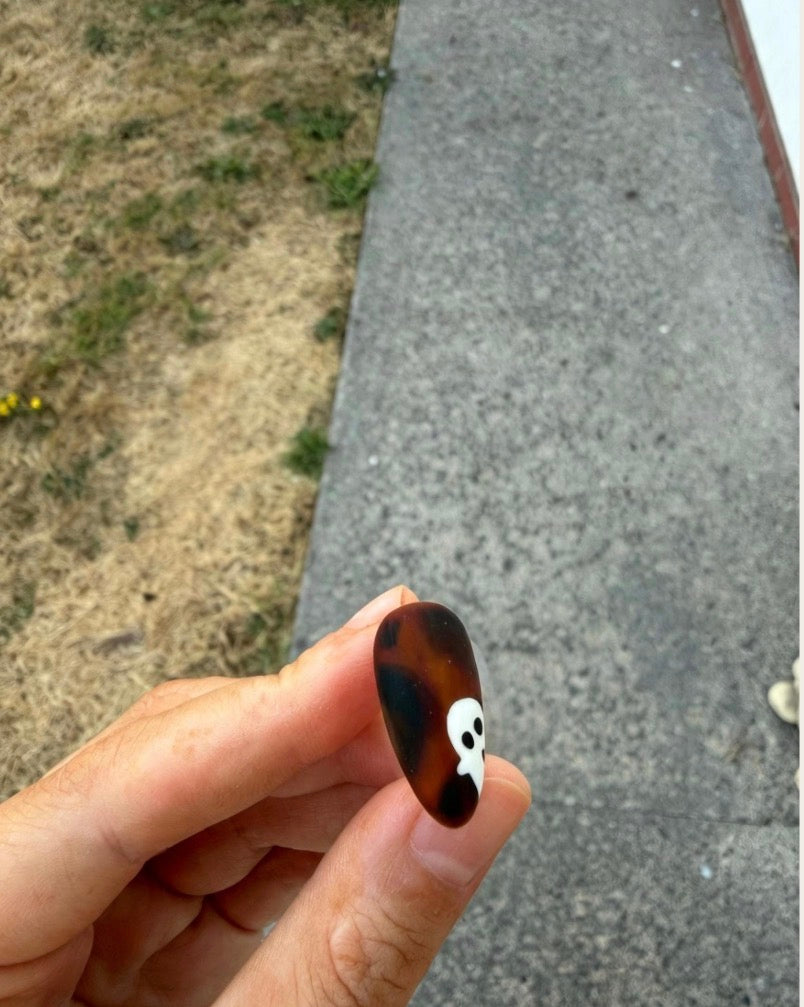 Tortoiseshell Ghost Press-On Nails