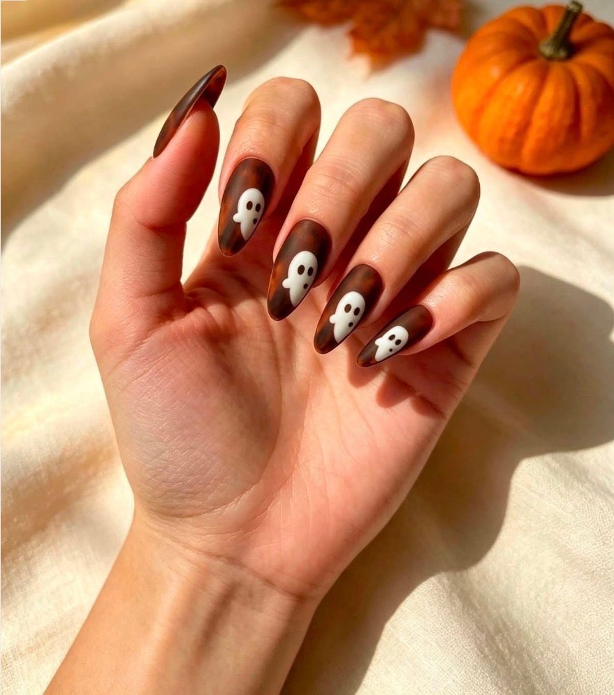 Tortoiseshell Ghost Press-On Nails