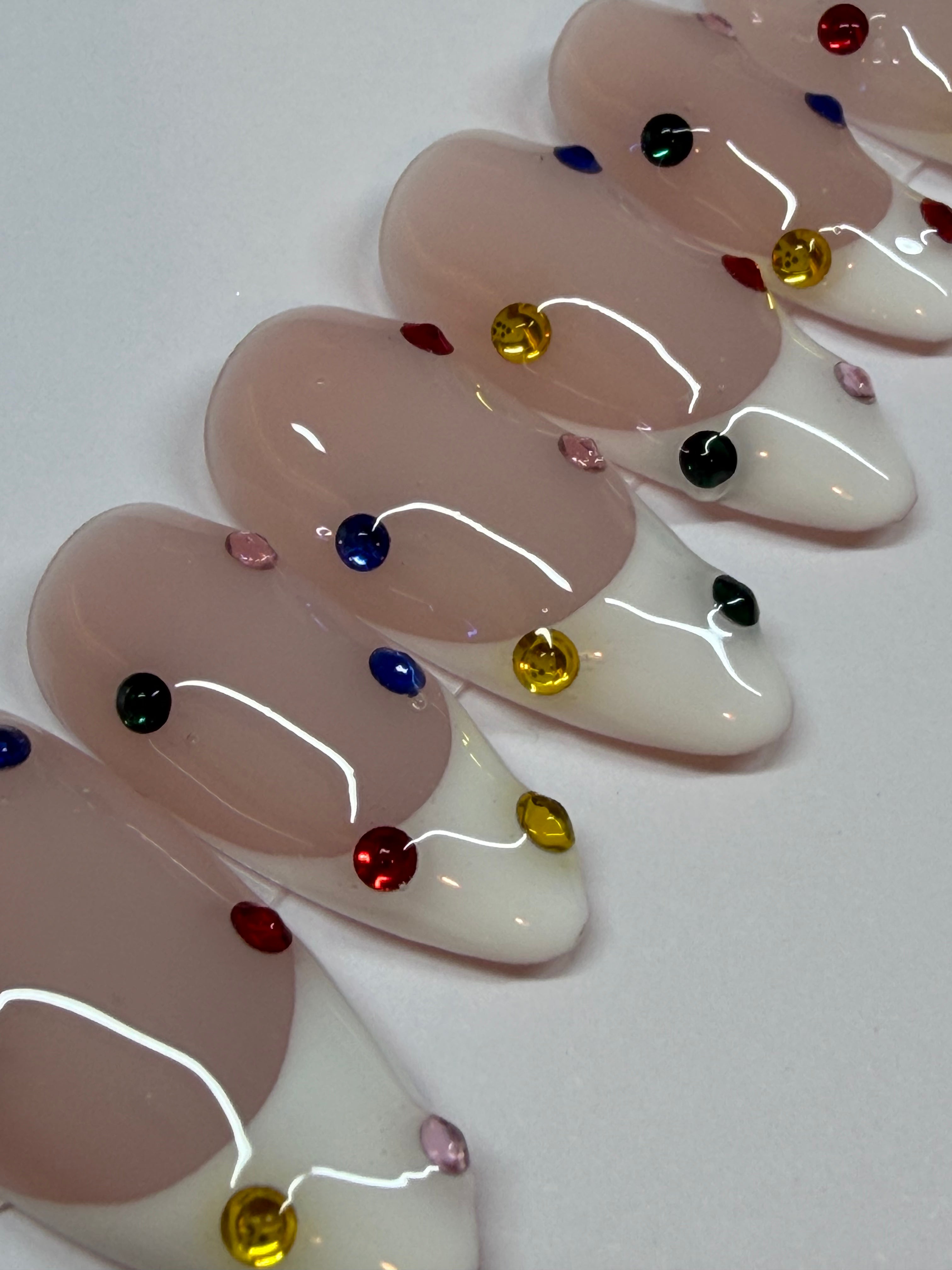 Confetti French Press-On Nails