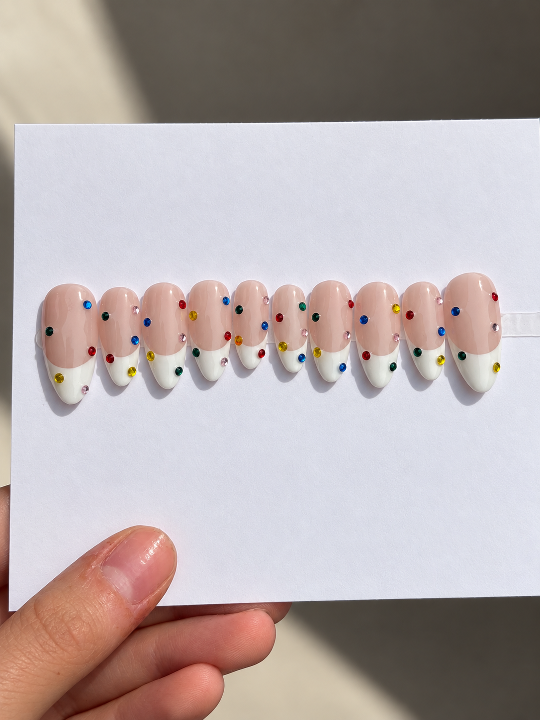 Confetti French Press-On Nails