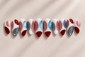 Retro Cat Eye Abstract Press-On Nails